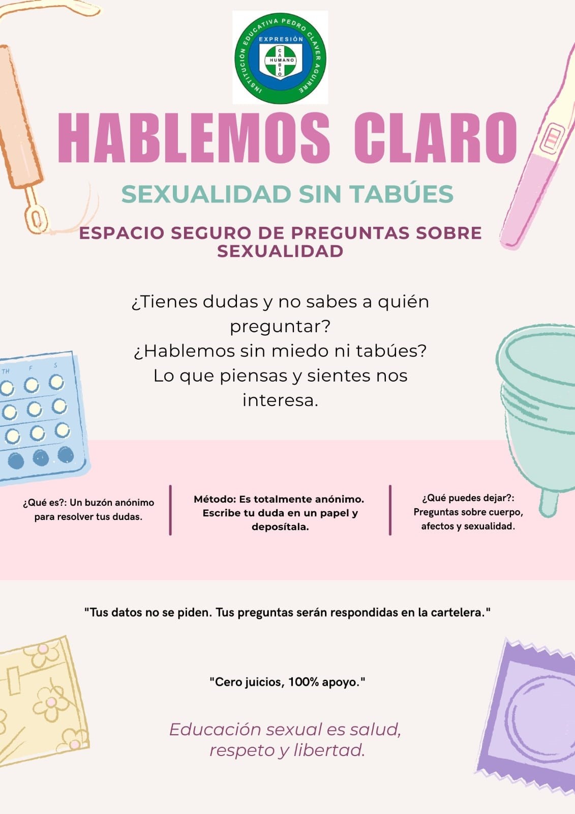Espacio seguro de preguntas sobre prevención del consumo.